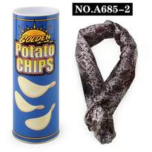 Serpiente de Patata Frita de Resorte, Regalo del Día de los Inocentes, Juguete de Serpiente de Patata Frita Extraño, Juguete de Regalo de Terror, Broma de Fiesta de Serpiente Realista, Juguete Interactivo de Patata Frita Falsa, Broma, Regalo de Navidad, Juguete de Broma, Serpiente de Goma, Juguete, Broma, Regalo de Navidad, Broma, Juguete, Juguete de Broma - Multicolor - Ver 6