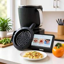 Precision-Fit Thermomix TM7 Cooking Machine Pasta Strainer Accessory, Thermomix Blade Cover Additions TM7 Small Beauty Machine Additions Leakage Sieve Kitchen Tool Grinding Cover Mixer Parts & Accessories - Black - View 1