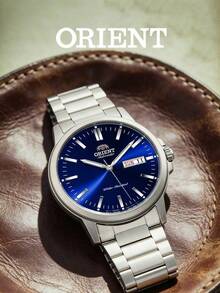 High Quality Men's Automatic Mechanical Watch Blue Dial Scale Hands Waterproof 50m Commute Casual Anniversary Gift ORIENT RA-AA0C02L19B - Dark Blue - View 3
