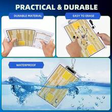 Basketball Dry Erase Clipboard, Waterproof Basketball Clipboard Double-Sided Basketball White Board Writable And Erasable Basketball Dry Erase Board White - White - View 4