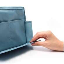 Bolsa de Aseo Colgante Creativa, Bolsa Organizadora de Cosméticos Colgante para Viajes, Bolsa de Almacenamiento Plegable de Mano, Regreso a la Escuela - Ver 10