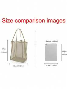 1pc Large Capacity Mesh Beach Tote Bag, Multifunctional Shopping Bag, Beach Bag, Suitable For Travel, Beach, Vacation And Camping - Multicolor - View 10