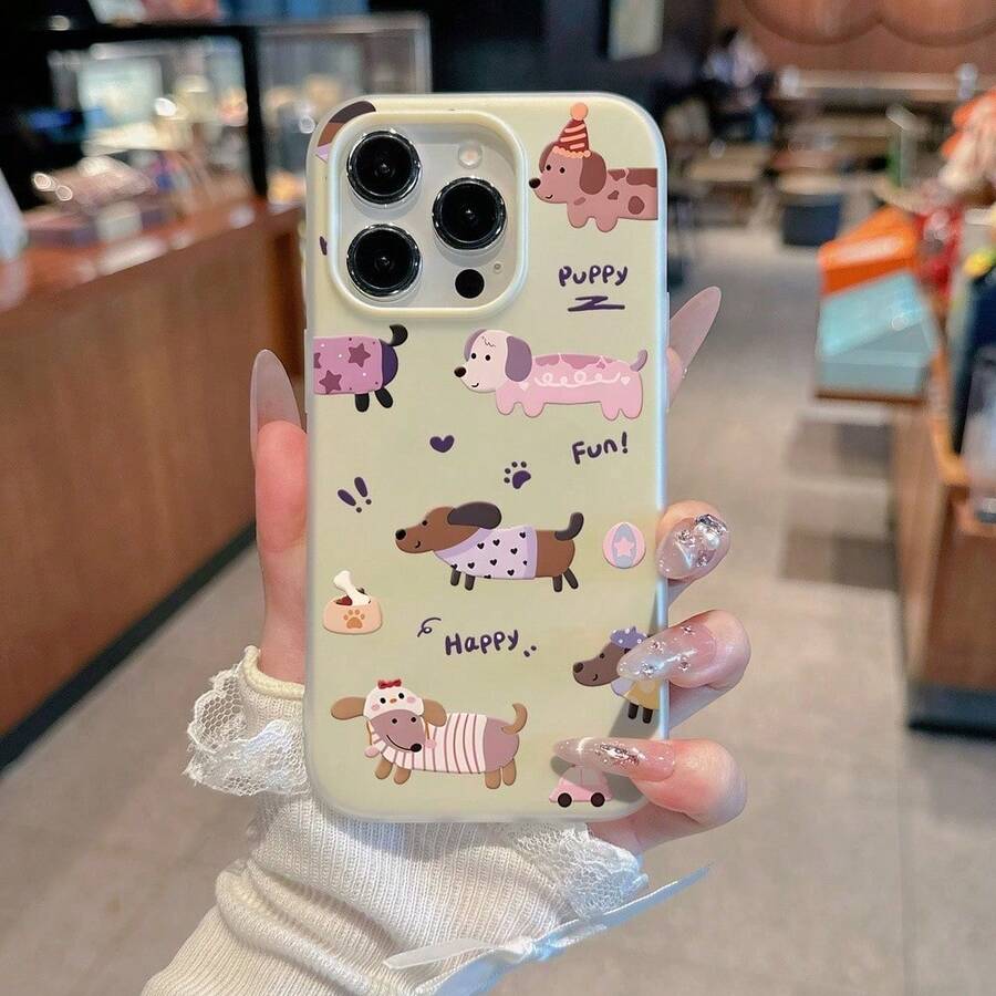 1 pieza Funda suave antigolpes, compatible con iPhone 17/16/15/14/13/12/11 Series, S25/S24/S23/A/M Series, OPPO Realme, , Honor, , Redmi POCO, VIVO, Pixel y ZTE RLGDK192 - GDK-WH-RLGDK192 - Ver 1
