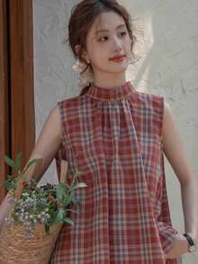 Women Blouses & Shirts - Red - View 5