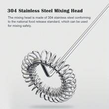 1 buah Pengaduk Susu Elektrik Stainless Steel, Motor Bertenaga Tinggi 14.000 RPM, Kecepatan Tinggi, Desain Batang Pendek, Pengoperasian Satu Tombol, Mudah Dibersihkan, Ditenagai oleh 2 Baterai AA, Cocok untuk Membuat Busa Susu, Mengocok Telur, Kopi, dll. - Hitam - View 9
