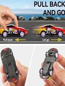 5/10/20pcs Random Toy Cars, 3-12 Years Old Children Party Gifts, Suitable For Easter, Children's Day, Christmas, Metal Racing Cars Bulk Pack (Some Colors And Styles Sent Randomly) - Multicolor - View 6