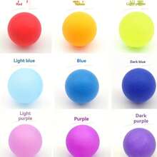 40mm Matte Colored Ping Pong Balls, Durable And Bouncy, Perfect For Parties, Office Games And Fun Activities - Multicolor - View 8
