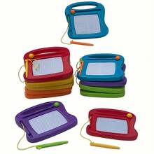 Mini Magnetic Drawing Boards For Kids - Erasable Doodle Sketch Pads, Ideal For Birthday Parties & Gifts, Mixed Colors, Plastic,Random Color - Mixed Colors - View 4