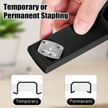 Stapler 25 Sheet Capacity With 1000 And Staple Remover - Staplers Desk, Non-Slip Office Stapler With Office, Black - B - View 4