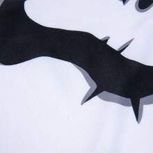 Ghost Costume Suitable For Boys And Girls Terrifying White Ghost Cloak Halloween Demon Carnival Party Costume - 彩色 - 查看 7