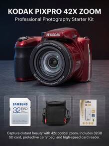 Kodak AZ425 旅遊攝影 長焦相機 2068萬畫素 42倍光學變焦 24mm廣角 BSI CMOS 3吋螢幕 輕巧攜帶 - 查看 14