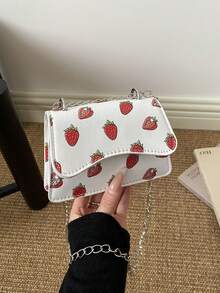 Fashionable Printed Handbag For Women, New Style Versatile Chain Shoulder Crossbody Bag - Multicolor - View 7