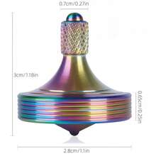 eyekan EDC Precision Metal Desk Accessory, Compact Rotating Desktop Piece With Smooth Balanced MotionFinish Pocket Carry Item For Office Focus Breaks Travel And Daily Use, Minimalist Desktop Decor, Unique Gift For Friends Colleagues - Multicolor - View 7