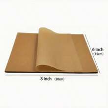 50/100pcs Pre-Cut Non-Stick Baking Paper, Suitable For Baking, Cooking, Grilling, Air Fryer And Steaming, Fits Most Baking Pans - Multicolor - View 10