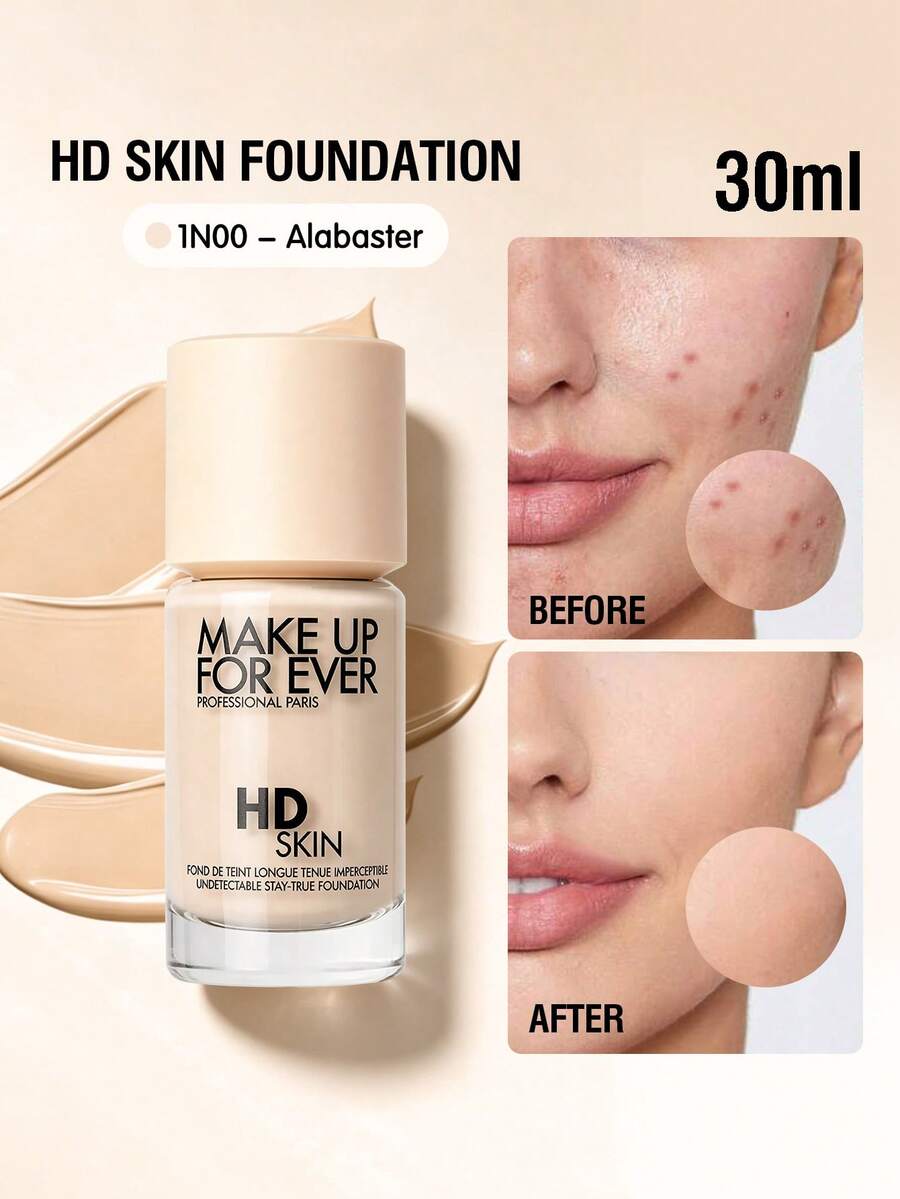 MAKE UP FOR EVER HD Radiance Foundation - 1N00 - Ivory White - 30ML - 1.01fl.Oz. - 1N00 - 查看 1