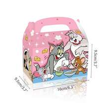 Warner Bros 12pcs/4pcs Tom And Jerry Cartoon Party Boxes, Cartoon Theme Candy Boxes, Classic Cartoon Party Gifts, Collectible Toy Gift Boxes, Birthday Party Candy Bag Fillers, Holiday Surprise Gifts.Halloween & Christmas Gifts.(Random Style) - Multicolor - View 8