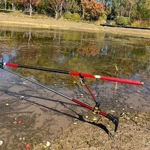 1pc Dual-Purpose Ground Spike/Rod Holder Fishing Rod Support Stand, Adjustable Aluminum Alloy Fishing Rod Holder, Outdoor Fishing Gear Accessory (Multiple Colors Available, Extends To 165cm) - Multicolor - View 7