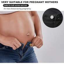 9/15Pcs Elastic Waistband Extender Buttons, Jeans Waist Size Expander No-Sew Buttons, Pants Waist Extension Tool Detachable Buttons - Multicolor - View 10