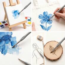30pcs Dom Delfim Miniature Detail Painting Brush Set, Small Fine Model Brushes, Suitable For Acrylic, Watercolor, Digital Oil Painting And Doll Models - Sets - View 4