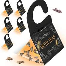 3 Packs Moth Traps - Sticky Moth Catchers For Pantries & Closets | Highly Effective Pest Control Solution | & Easy To Use | A Must-Have For Homes & Apartments | Food Protection | Stylish Design | Adds A Decorative Touch - A - View 4