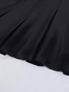 New Vintage Palace Style Jacket, Black Base With Striking Orange Vine Print, Stand Collar Design Showcases Noble Elegant. Cuffs Accented With White Lace Trim, Exquisite Details Highlight Luxury And Elegance. Eye-Catching Costume For Halloween, Masquerade Ball - Black - View 7