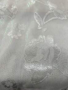 女款夏季服飾，精緻提花掛脖女上衣，休閒女款背心，優雅女款襯衫。白色 - 白色 - 查看 4
