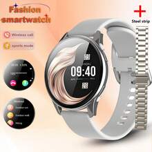 Nuevo Reloj Inteligente, Pantalla de Alta Definición de 1.28 Pulgadas, Llamadas Inalámbricas con Conectividad Fluida, Fondos de Pantalla Personalizables, Compatible con Sistemas Android e iOS, Incluye Funciones Deportivas, Notificaciones de Mensajes y Control de Música, Correas Dobles Intercambiables, Adecuado para Hombres y Mujeres, Un Regalo Perfecto. - Multicolor - Ver 15