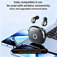 New TWS True Wireless Earbuds Fairy Style Music Earphones In-Ear Mini Comfortable Key Control Sleep Earbuds Couple Video Earplugs HIFI Multi-Tone Bass Stereo HD Call Compatible With Android And All Series Smartphones Great Gift - 查看 6