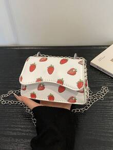 Fashionable Printed Handbag For Women, New Style Versatile Chain Shoulder Crossbody Bag - Multicolor - View 12