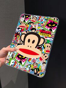 官方授權 Paul Frank 透明平板保護殼，大頭猴子、貓、長頸鹿、兔子色塊拼接圖案，相容 Air2 2014(9.7-Inch)、Air4 2020(10.9-Inch)、Pro 11(M4)2024(11-Inch)、11 2025(11-Inch)、7 2019(10.2-Inch)、Pro 13(M4)2024(13-Inch)、8 2020(10.2-Inch)、10 2022(10.9-Inch)、Air3 2019(10.5-Inch)、5 2017(9.7-Inch)、6 2018(9.7-Inch)、Air5 2022(10.9-Inch)、Pro 11 2021(11-Inch)、Pro 11 2020(11-Inch)、Pro 12.9 2018(12.9-Inch) - 彩色 - 查看 3