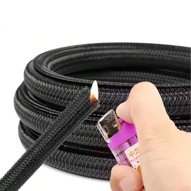Flame Retardant PET Cable Protector Sleeve, Wear-Resistant, Can Accommodate Multiple Cable Groups, Effectively Protects Pets From Biting. Suitable For Organizing Home Computer Cables And Car Wiring. - 1pcs - View 7