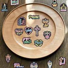 50PCS Bible Neon Graffiti Stickers Decoration Luggage Phone Guitar Scrapbook Sticker Classic - 1 Set - View 9