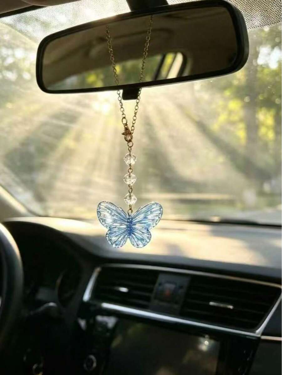 Adorno colgante interior de suspensión de coche para niña linda, colgante para espejo retrovisor - A - Ver 1