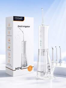 Mornwell 1Set F29 Portable Cordless Water Flosser For Teeth, 300ml USB Rechargeable Travel Teeth Cleaner, 3 Modes, IPX7 Waterproof With 3 Jet Tips For Daily Oral Care - Multicolor - View 12