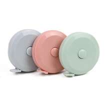 12/6/1pc Nordic Style Portable Tape Measure, Cute Mini Leather Measuring Tape For Body Measurements, Waist And Clothing Measurement - Multicolor - View 4