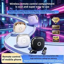 New TWS True Wireless Earbuds Fairy Style Music Earphones In-Ear Mini Comfortable Key Control Sleep Earbuds Couple Video Earplugs HIFI Multi-Tone Bass Stereo HD Call Compatible With Android And All Series Smartphones Great Gift - 查看 1