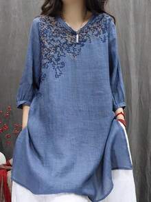 Women Blouses & Shirts - Apricot - View 9