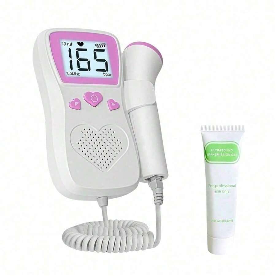 DOP Ⅲ Fetal Heart Rate Detector With Gel, Baby Doppler Monitor 2MHz Probe Portable Handheld With LCD Screen - DOP ES - 查看 1