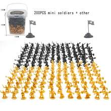 Ancient Mini Soldier Set Pretend Play Battle Knights Fire-Breathing Dragon Treasure Flag Medieval Warrior Children's Toy Birthday Gift With Storage Box - Multicolor - View 15