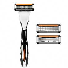 BIC Hybrid Flex 5 Mango de Afeitadora Sensible + 2 Cartuchos - Maquinilla de afeitar de seguridad + cuchillas - Ver 2