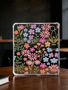 Colorful Floral Fashion Kindle Protective Case, Ins Style Line Flower & Leaf Pattern, Anti-Slip Protective Cover, Compatible With Kindle 11th Gen 2024/Kindle Paperwhite 12th Gen 2024/Kindle Colorsoft Signature Edition, Clara Colour/Bw/2E, Waterproof Shockproof Anti-Drop Anti-Scratch, Spring Gift, Birthday Gift - Multicolor - View 16