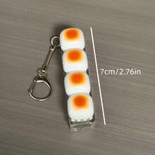 Fidget Keychain Multi-Key Click Toy - Portable Keyboard Simulator For Anxiety & Focus, Silent Office Desk Gadget, Stress Relief Gift For Adults - Multicolor - View 10