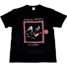 Camiseta de verano de manga corta, estilo coreano, con estampado artístico, totalmente transpirable, de hombros caídos, versátil y casual, para hombres y mujeres. - Negro - Ver 1