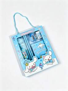 SANRIO 三麗鷗文具禮品套裝，適合男孩和女孩，包含酷洛米主題文具 - 鉛筆、筆記本、橡皮擦、鉛筆削刀和塑膠尺。非常適合生日、派對禮物、學校獎勵和日常使用。可愛設計、輕量材質、觸感光滑。這套橡皮擦套裝是動漫愛好者的必備品，附隨隨機顏色緞帶，學校用品 - 彩色 - 查看 11