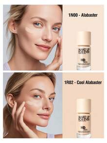 MAKE UP FOR EVER HD Skin Foundation - 1R02 - Cool Porcelain - 30ML - 1.01fl.Oz. - 1R02 - 查看 9