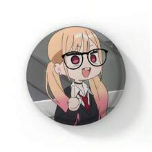 58mm 卡通可愛愛心漫畫《我太想把你穿起來了》琺瑯胸針 五條和也 卡通胸章圓形動漫收藏徽章裝飾 - 58 mm - 查看 24