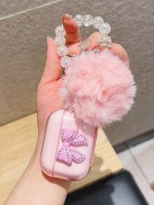 1個心形耳機保護套，適用於AirPods Pro 3、Pro 2、Cute 3、Cream White 2，防震保護殼，女款 - 粉色 - 查看 8