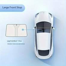 Car Front Windshield Sun Shade, Foldable UV Protection Sunshade, Heat Insulation Sun Umbrella, Universal Car Sun Shade, Summer Car Interior Cooling, Sun Protection Curtain - Car Front Sun Visor - View 6