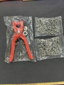 1/50/100/200件組 附扣環與安裝工具，隱形按扣、衣物隱藏式按扣、多用途扣環扣件 - 彩色 - 查看 17