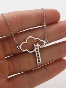 1 pieza Collar colgante exquisito con escalera de nubes - XL918 - Ver 11